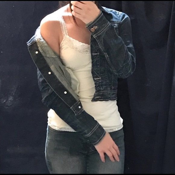 Dark wash Arizona Jean Co Jean Jacket - Picture 3 of 11